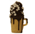 Zuckerschnee-flocken